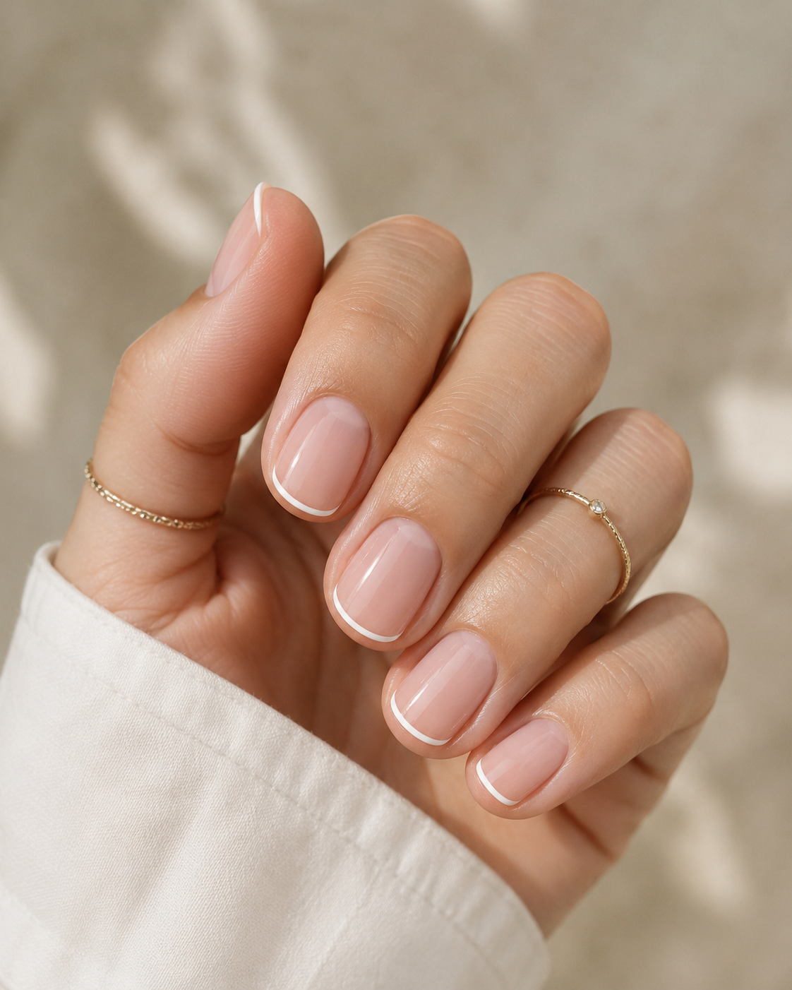 Micro French Nails